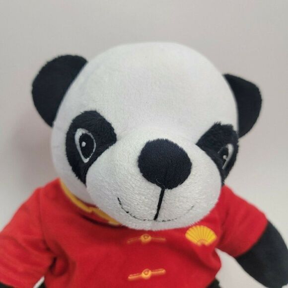 Regency Group Panda Plush Red Gold Shirt Black Pants Embroidered 11" - Picture 2 of 8
